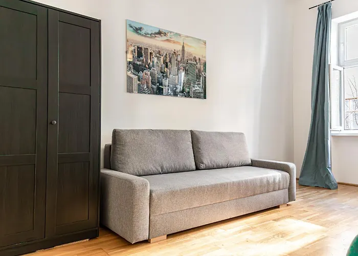Apartmán Bright 1br 10 Min From Heart Of Vídeň