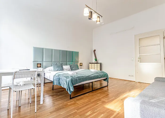 Apartmán Bright 1br 10 Min From Heart Of Vídeň